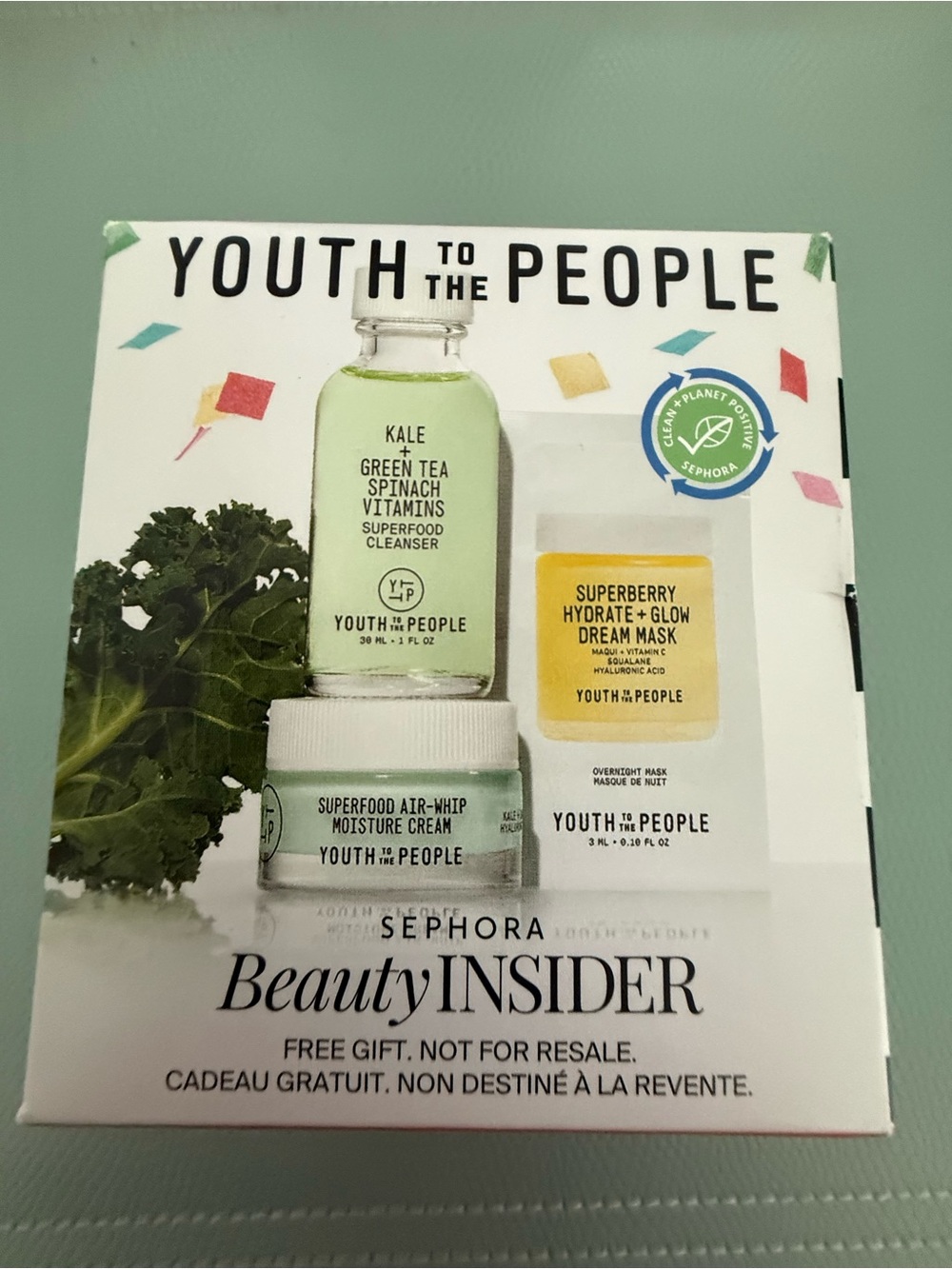 NWOT Youth To The People Cleanser, Moisture Cream & Mask -  $42 retail!